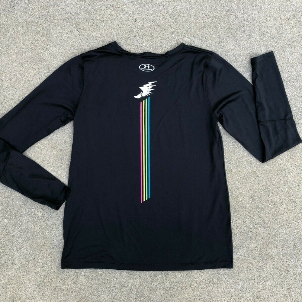 Under Armour HeatGear Electric Flight Crew Shirt S - Picture 3 of 5